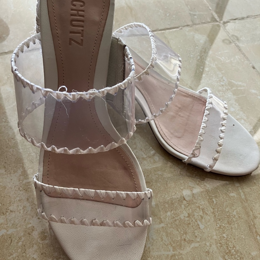 Schutz Sandals White